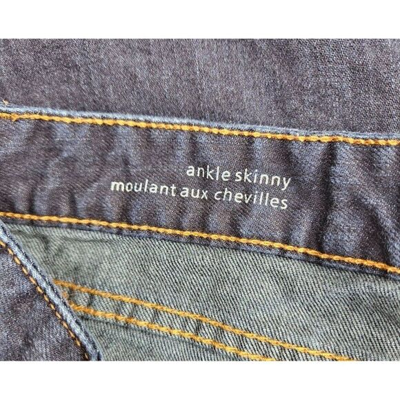 (3/$35) Mossimo Size 8 Pockets Ankle Skinny Fit 3 Premium Denim Blue Jeans - Picture 6 of 12